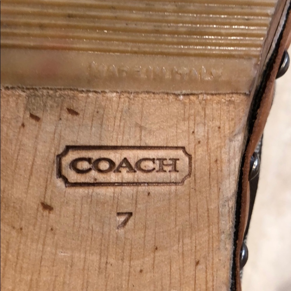 Coach Italian Clogs - Picture 3 of 6